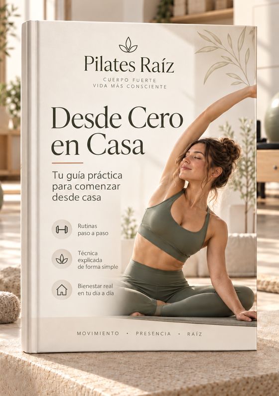 Tapa del eBook Pilates Raíz Desde Cero en Casa